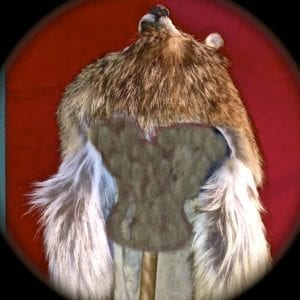 Medicine Man Headdress - Coyote Skin - $550